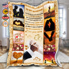 Personalized Name Valentine Blanket, To My Husband Blanket, Message Blanket, Customized Gift for Husband, Valentine's Gift