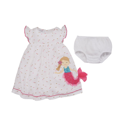 Image of Mud Pie Baby Girl Mermaid Dress