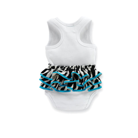 Image of Mud Pie Baby Girl Birthday Cupcake Ruffle Romper