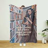 USA Printed Custom Blanket | Breathe Darling Sherpa Fleece Blanket, Custom Quote Blanket, Adult Big Kids Blanket, Birthday Gift Blanket, Personalized Blanket, Message Blanket