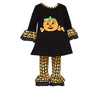 Bonnie Jean Little Girls Halloween Candy Cane Leggings 2pc Set
