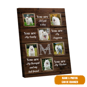 Personalized Pet Memorial Photo Canvas, You are Not Just A Dog Cat Wall Art, Custom Pet Sympathy Gifts, Dog Loss Gift, Pet Bereavement Gift