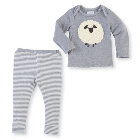 Image of Mud Pie Little Boys' Sheep 2pcs Set