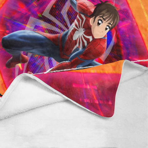 Image of Personalized Christmas Blanket, Custom Boy Spider Christmas Blanket, Boy Spider Blanket, Christmas Spider Blanket, Christmas Gift