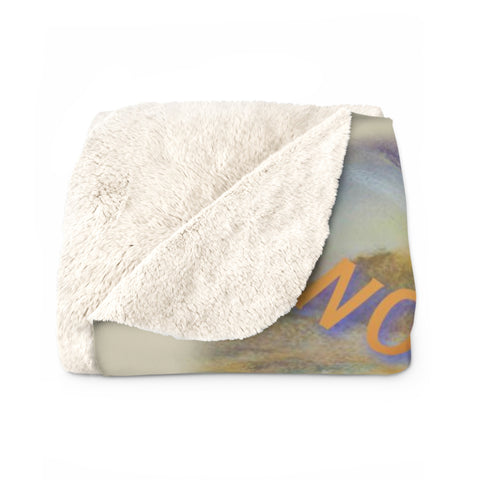 Image of Personalized Inspiration Blanket, Custom Storm Clear Your Path Quote Blanket, Colorful Sky Blanket, Motivation Self Empowerment Blanket