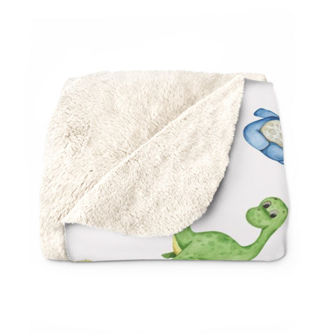 Image of Personalized Dinosaur Baby Blanket, Custom Dinosaur Blanket, Dinosaur Name Blanket, Baby Dino Blanket, Baby Shower Gift, Christmas Gifts
