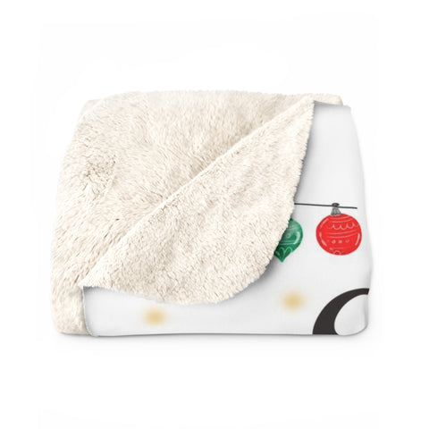 Image of Personalized Christmas Blanket, Custom Baby Christmas Movie Watching Blanket, Baby Christmas Blanket, Baby Shower Gift