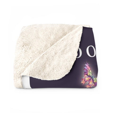 Image of Personalized Granddaughter Blanket, Custom Name Blanket, Hydrangea To My Granddaughter Blanket, Message Blanket, Granddaughter Gift