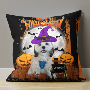 Custom Dog Cat Halloween Pillow| TRUMP Style Pillow -Made Halloween Great Again Pillow, Decorative Pillow Case, Halloween Pillow Cover