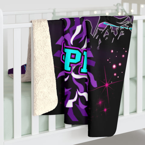 Image of Personalized Happy Birthday Cheerleading Custom Name Blanket, Girl Blanket, Cheerleading Lovers Blanket, Gift For Cheerleader, Birthday Gifts