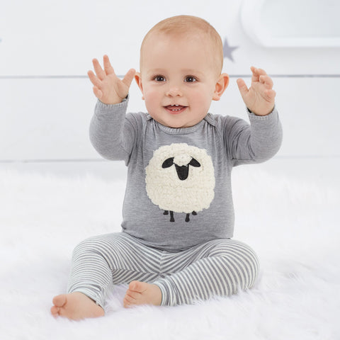 Image of Mud Pie Little Boys' Sheep 2pcs Set