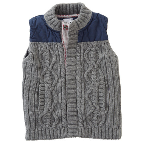Image of Mud Pie Little Boy Sweater Knit Vest