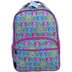 Little Planets Girls All Over Print 16'' Bunny Kid School Backpack