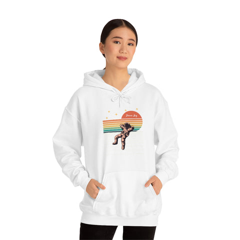 Image of Dream Big Astronaut Men Woman Heavy Blend Hooded Sweatshirt