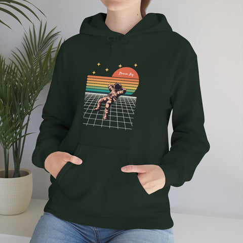 Image of Dream Big Astronaut Men Woman Heavy Blend Hooded Sweatshirt