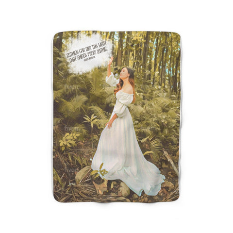 Image of Minky Sherpa Fleece Blanket, Custom Quote Blanket, Adult Big Kids Blanket, Birthday Gift Blanket, Personalized Blanket, Message Blanket