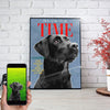 Personalized Dog Cat Prints | Dog Of The Year Custom Pet Poster Canvas Print | Magazine Covers | Custom Pet Portrait Poster