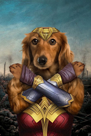 Image of The Wonder Paw Custom Pet Portrait Purrsonalize