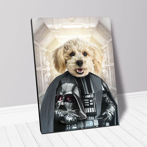 Image of Personalized Pet Portrait on Canvas, Poster, Bath Evader Custom Pet Portrai