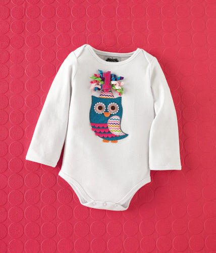 Mud Pie Baby Girl Owl Crawler