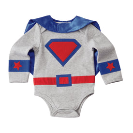 Mud Pie Baby Boys' Halloween Costume Superhero Crawler and Cape Set