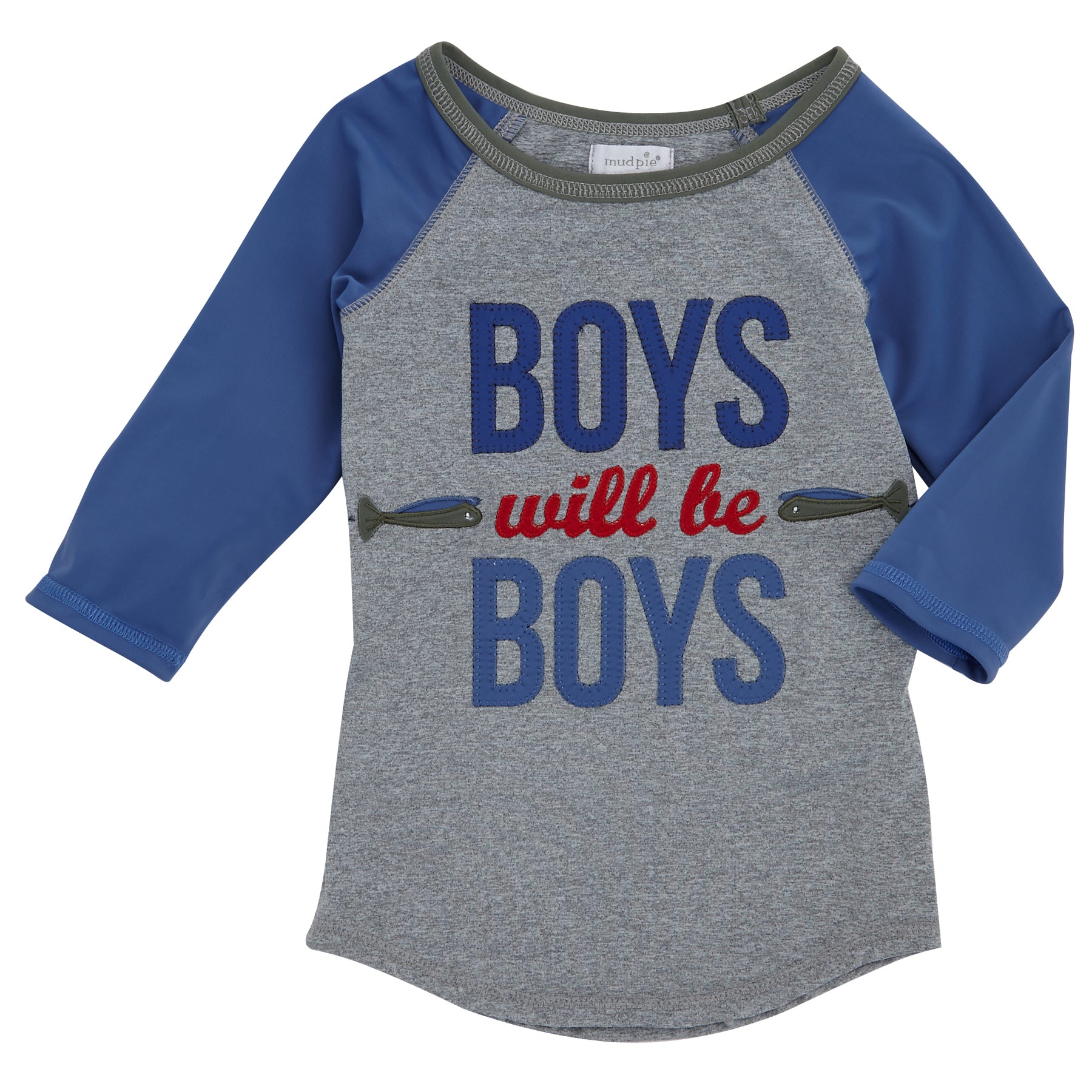 Mud Pie Baby Boy Boys Will Be Boys Rash Guard