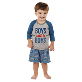 Mud Pie Baby Boy Boys Will Be Boys Rash Guard
