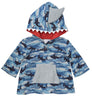 Mud Pie Baby Boy Shark Blue Camo Swim Trunk One Piece Coverup