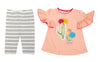 Mud Pie Baby Girl Cactus Tunic And Capri Short Sleeve Two Piece