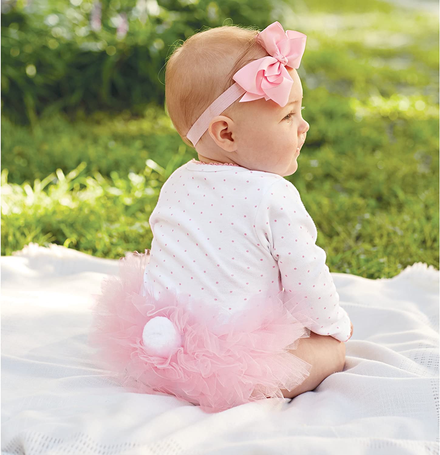 Mud Pie Baby Girl Easter Bunny Crawler
