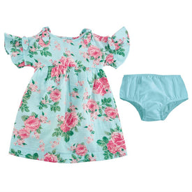 Mud Pie Baby Girl Rose Bow Dress