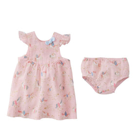 Mud Pie Baby Girl Printed Unicorn Dress Set