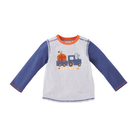 Mud Pie Little Boys' Halloween Pumpkin Truck Tee Top Shirt