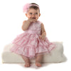 Mud Pie Little Girl Pink Floral Tutu Dresses Hairband 2-Piece