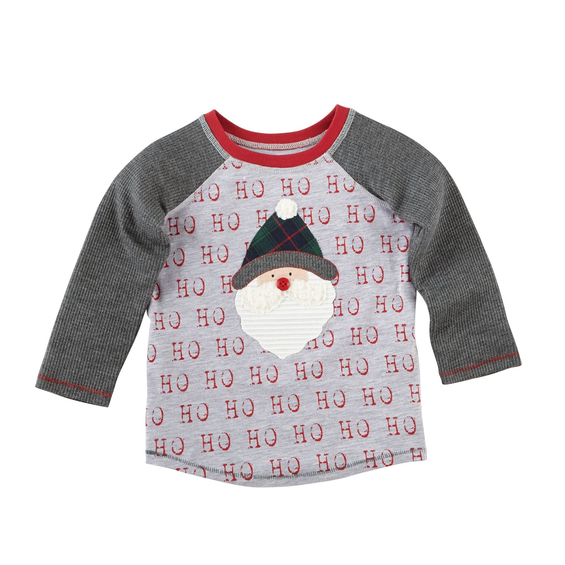 Mud Pie Little Boys'  Christmas Holiday Santa Alpine T-shirt