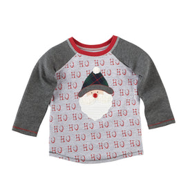 Mud Pie Little Boys'  Christmas Holiday Santa Alpine T-shirt