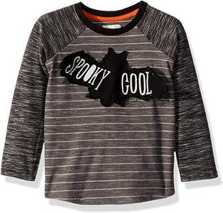 Mud Pie Boys' Little Halloween Bat Spooky Cool T-Shirt / Tee