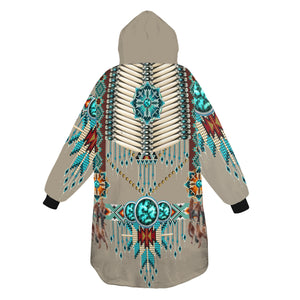 Personalized Blanket Hoodies, Native American Pattern Oversized Blanket Hoodie