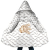 Personalized Hooded Cloak Coat, Happy Father's Day Dad And Childs Hands Hooded Cloak Coats
