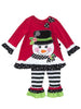 Rare Editions Baby Girls Christmas Snowman Tunic Legging Set