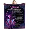 Personalized Mom Blanket, Custom Butterfly Mom Blanket, To My Mom Blanket, Message Blanket, Blanket For Mom, Mother Blanket, Mother's Day Gift