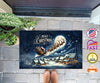 Personalized Christmas Doormat, Santa Sleigh Doormat, Christmas Floor Mat, Christmas Rug