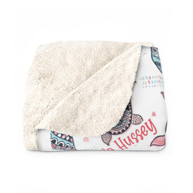 Personalized Sea Turtle Blanket, Custom Baby Blanket, Sea Turtle Baby Blanket, Turtle Baby Blanket, Ocean Blanket, Baby Shower Gift