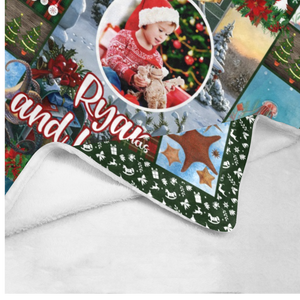 USA Printed Custom Blanket, Ocean Animals Christmas Blanket, Personalized Blanket, Christmas Friends Blanket, Boy Blanket, Custom Name And Photo Blanket, Christmas Baby Blanket, Sea Animals Baby Sherpa Blanket, Fleece Blanket, Baby Shower Gift