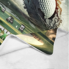 Personalized Sport Golf Blanket, Custom Golf Blanket, Golfing Blanket, Born To Golf Blanket, Goft Baby Blanket, Sport Blanket, Golf Lovers Gift
