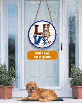 Personalized Pet Photo Door Hanger, 