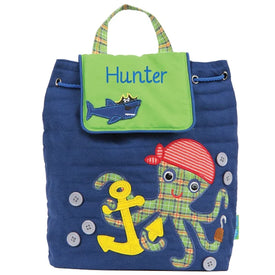 Stephen Joseph Octopus Signature Quilted Backpack