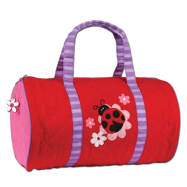 Stephen Joseph Ladybug Quilted Duffle Bag