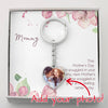Mommy Next Mother's Day I'll Be Snuggled In Your Arms Feeling Rather Lucky Upload Image Heart Keychain