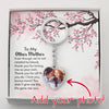 To My Other Mother You Didn't Give Me Life Life Gave Me You Upload Image Heart Keychain